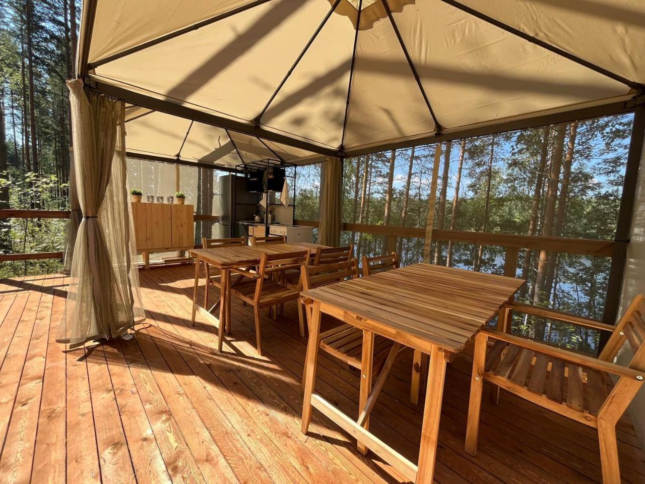 Campsite Alaska Tree Tents Linnansaari
