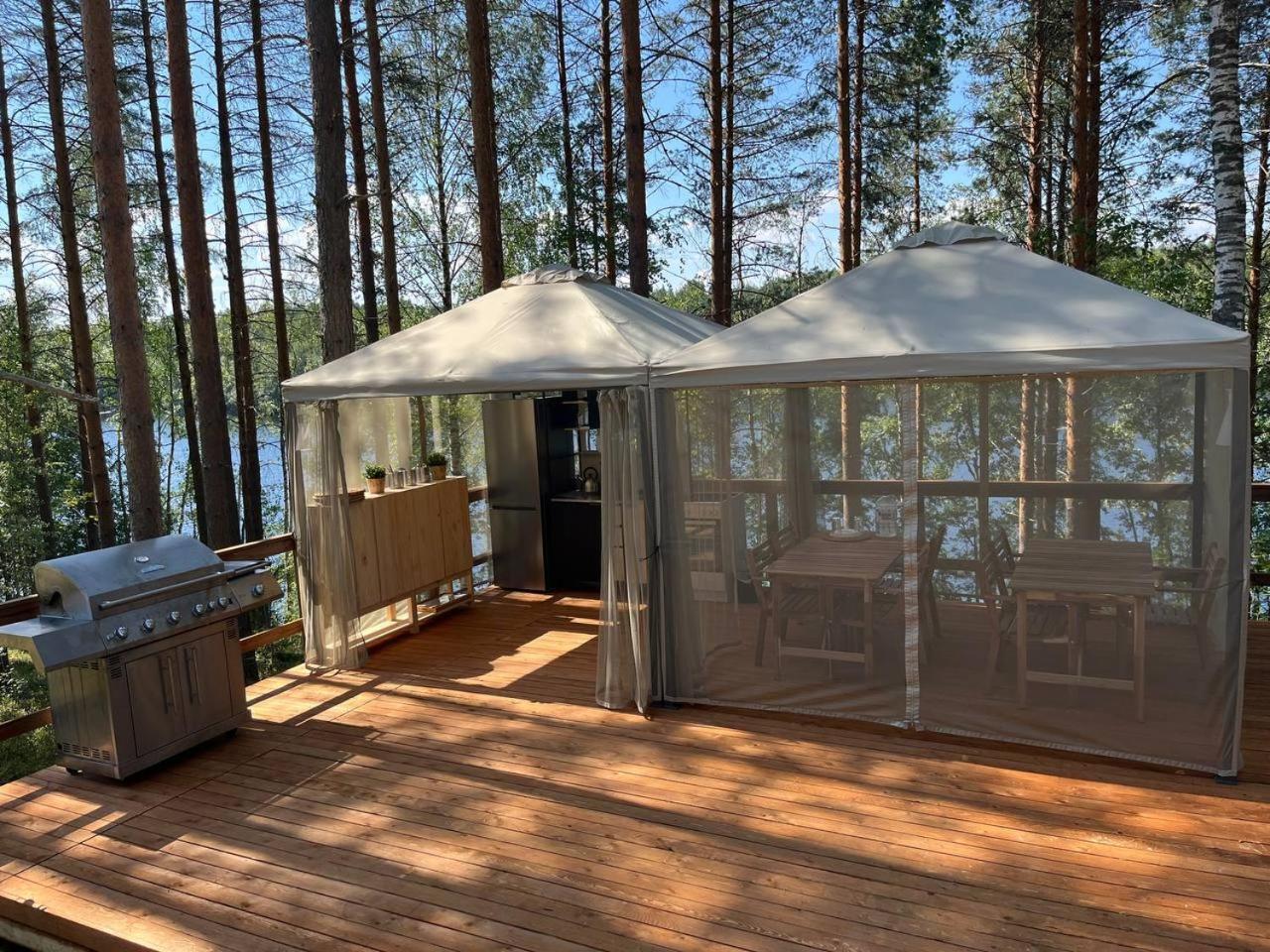 Alaska Tree Tents Linnansaari Campsite Savonlinna