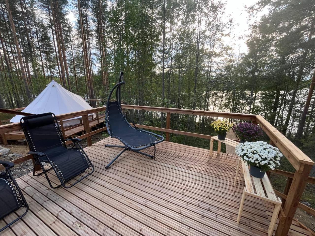 Campsite Alaska Tree Tents Linnansaari